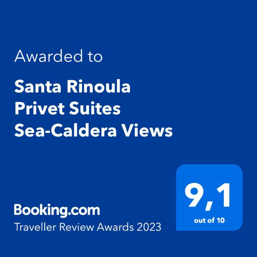 Santa Rinoula Suites Sea Sunset Views Adults Only Megalochori  Exteriér fotografie