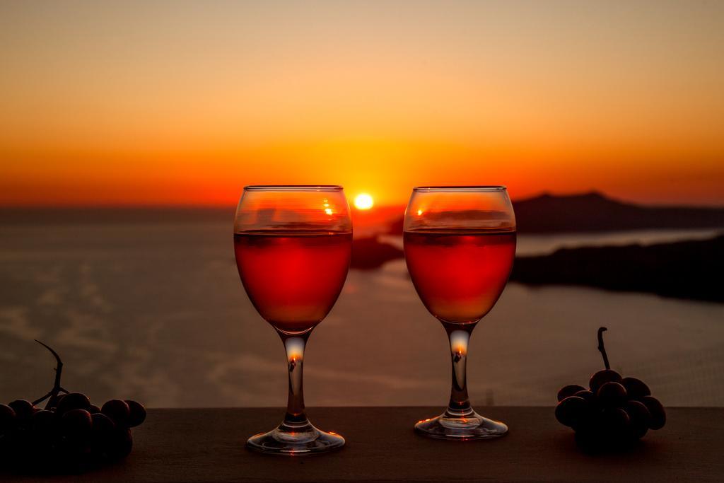 Santa Rinoula Suites Sea Sunset Views Adults Only Megalochori  Exteriér fotografie