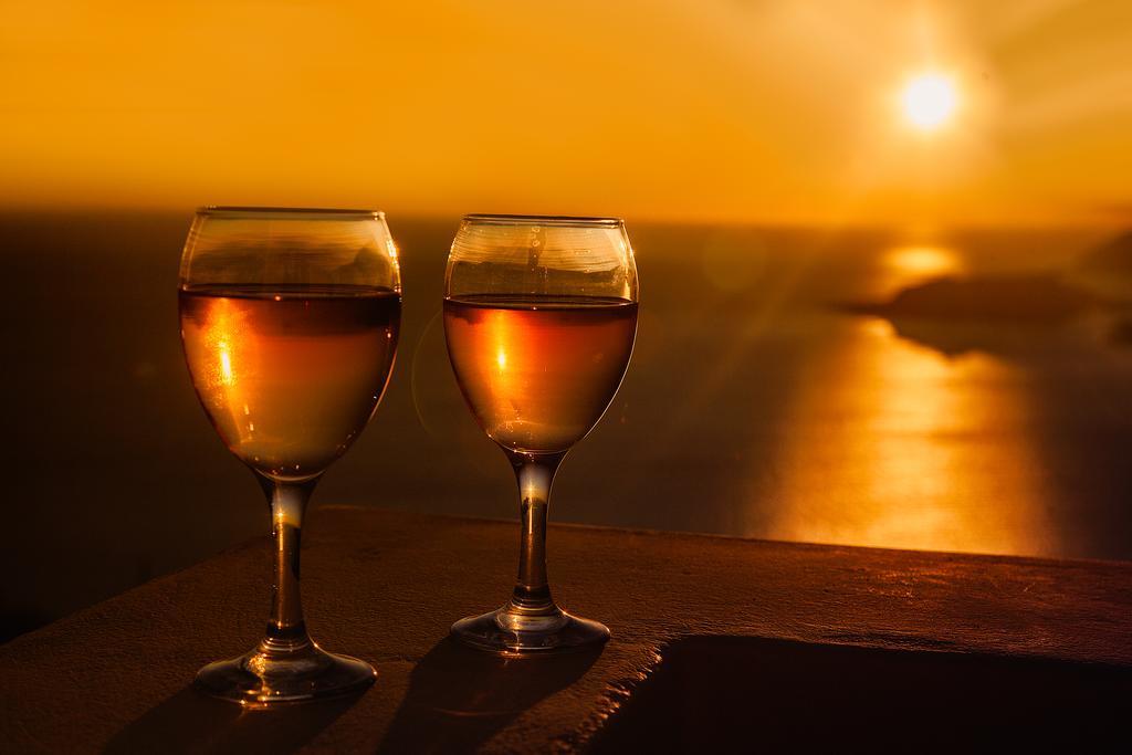 Santa Rinoula Suites Sea Sunset Views Adults Only Megalochori  Exteriér fotografie